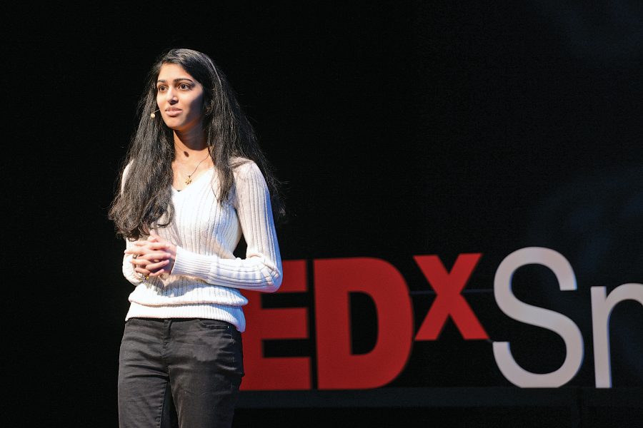 Speaker Radhika Dalal represented EdCC students at Novembers TEDxTransformations. Sno-Isle Libraries organized the event, held at the Edmonds Center for the Arts.