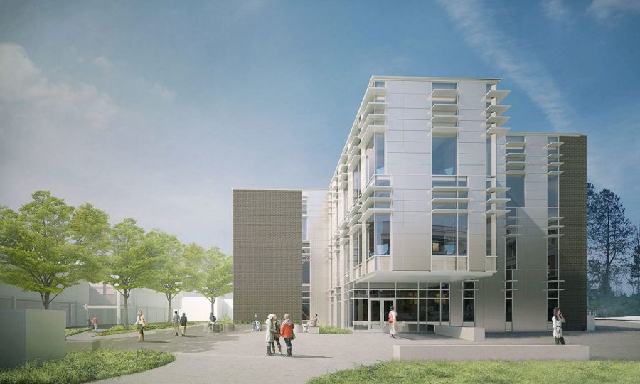 The new SET building will be placed north of Mountlake Terrace Hall and east of Snoqualmie Hall sometime in the next 3 years, if funding is approved by the State Board for Community and Technical Colleges.