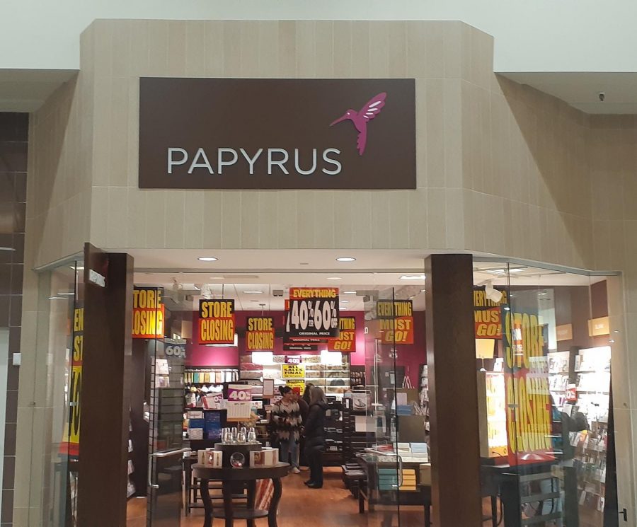 The Alderwood Mall Papyrus is expected to close for good within the next few weeks. 