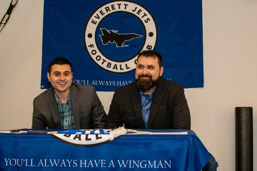 The Everett Jets FC has been the brainchild of Marco Mummey, left, and his brother Hawk Mummey for almost a decade.