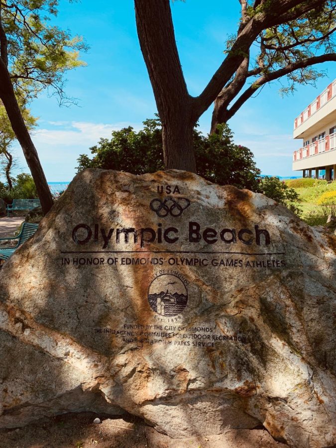 Olympic+Beach+entrance+sign