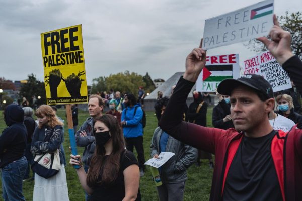 Free Palestine Gathering Takes Place at Cal Anderson Park